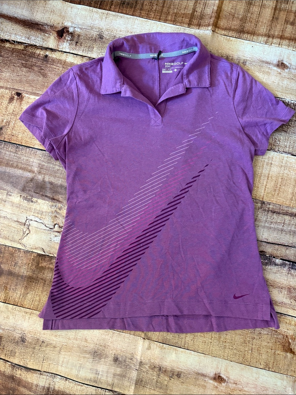 Nike Women’s Purple Polo with Swoosh Accent